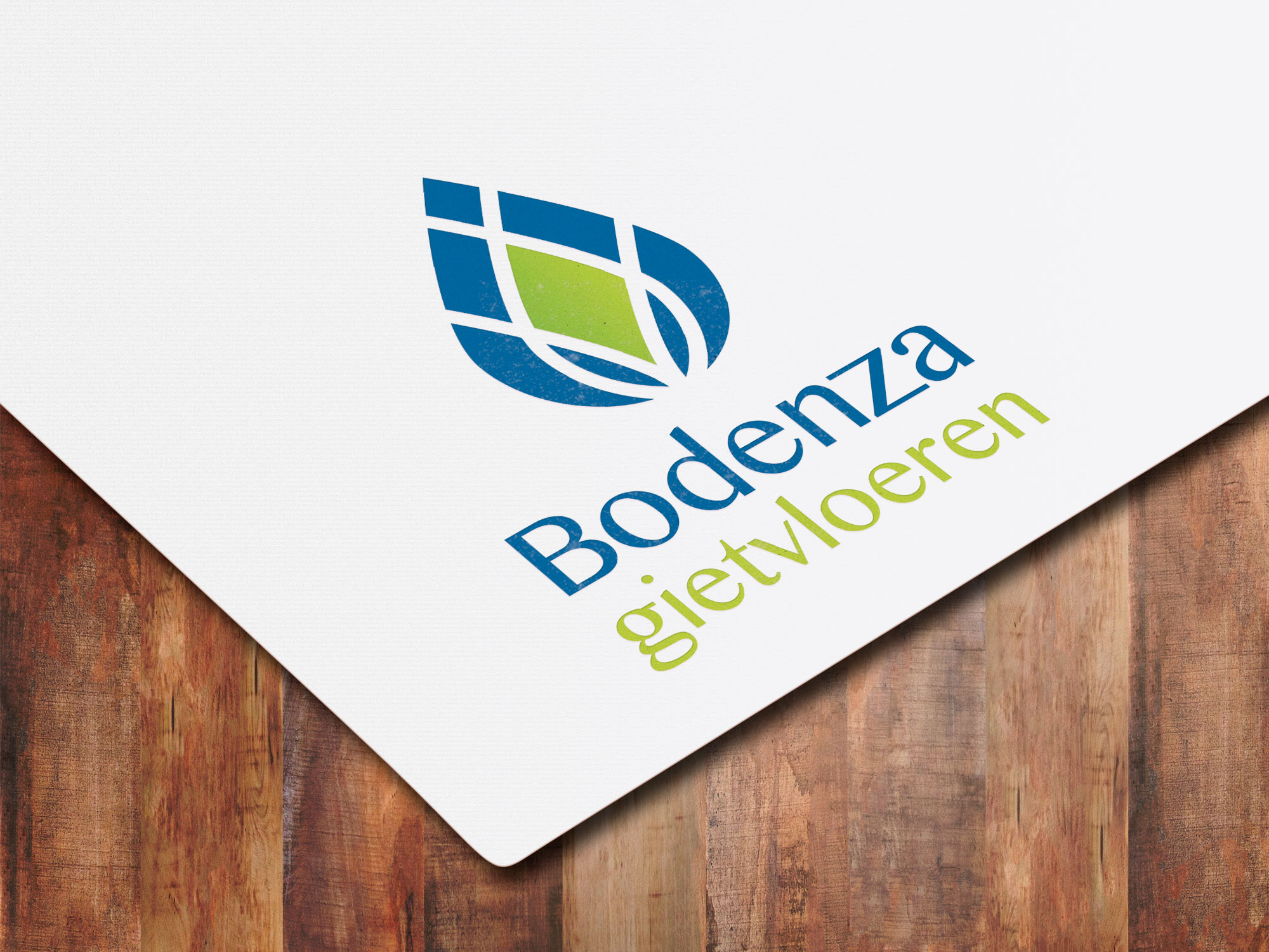 Logo ontwerp Bodenza gietvloeren